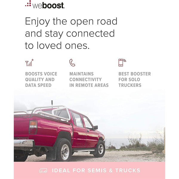 weBoost Drive Sleek OTR (470235F) Truck Cell Phone Signal Booster | U.S. Company | All Canadian Carriers - Bell, Rogers, Telus & More | ISED Approved