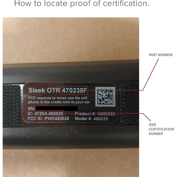 weBoost Drive Sleek OTR (470235F) Truck Cell Phone Signal Booster | U.S. Company | All Canadian Carriers - Bell, Rogers, Telus & More | ISED Approved