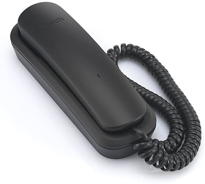 Vtech (CD1103BK) Trimstyle Corded Telephone - Basic Corded Telephone / Slimline Phone (Black)