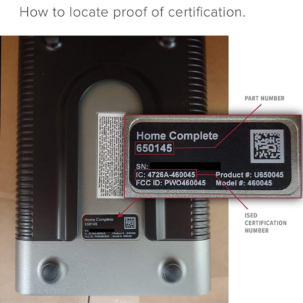 weBoost Home Complete (650145) Cell Phone Signal Booster Kit for Home & Small Business | Works on Every Network & All Candian Carriers at Once | 5G Compatible | Designed & Assembled in The USA