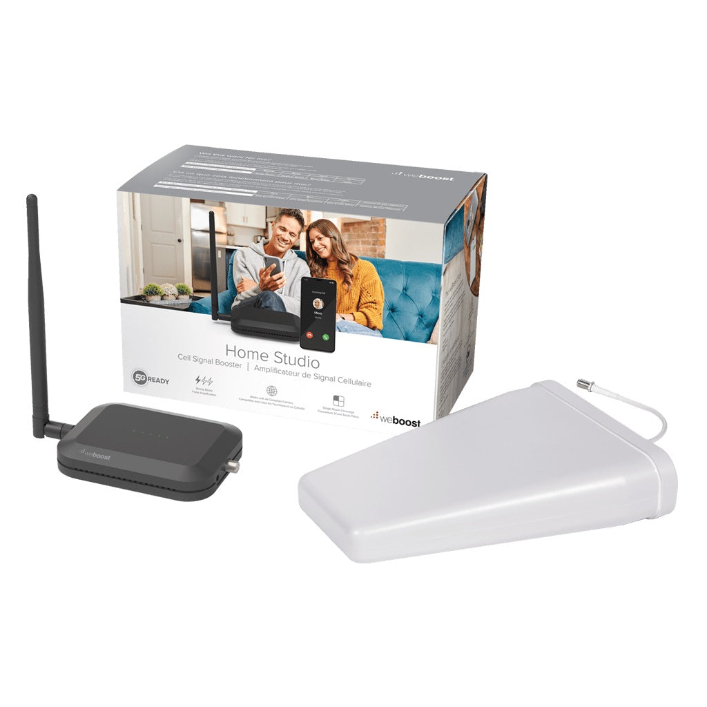 weBoost Home Studio (650166) Cell Signal Booster Kit | DIY Installation | All Canadian Carriers - Rogers, Bell, Telus & More | ISED Approved