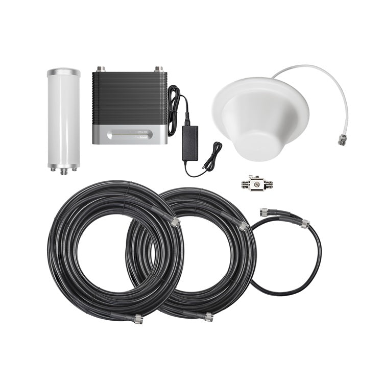 weBoost Office 100 Cell Signal Booster Kit with Omni Antenna (652060), 50Ohm for Buildings up to 8,000 SQ FT