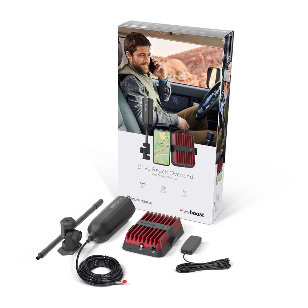 weBoost Drive Reach Overland (652061) - Cell Phone Signal Booster for Off Road Vehicles | U.S. Company | All Canadian Carriers - Bell, Rogers, Telus & More | ISED Approved