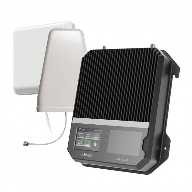 weBoost Office 200 Cell Signal Booster Kit with Directional Antenna (655047), 50Ohm for Buildings up to 10,000 SQ FT.
