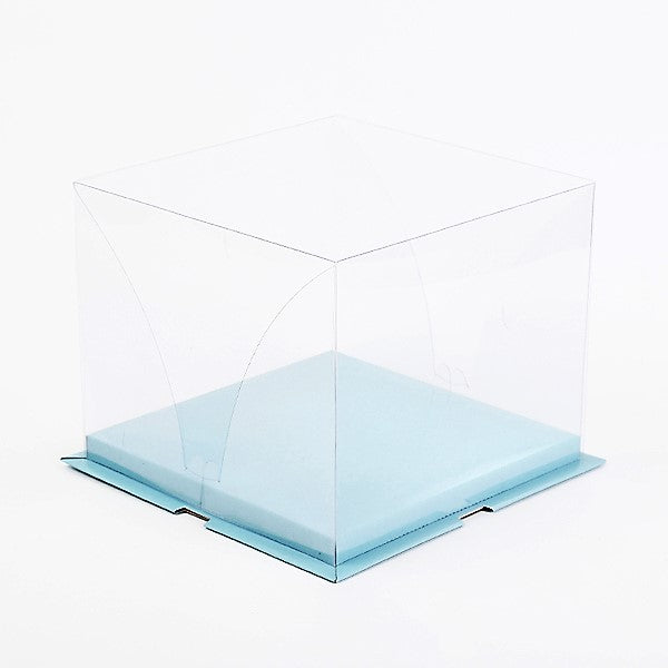 Clear Cake Box Perfect for Birthdays, Weddings, Anniversaries, Etc. - 6" 21x21x17