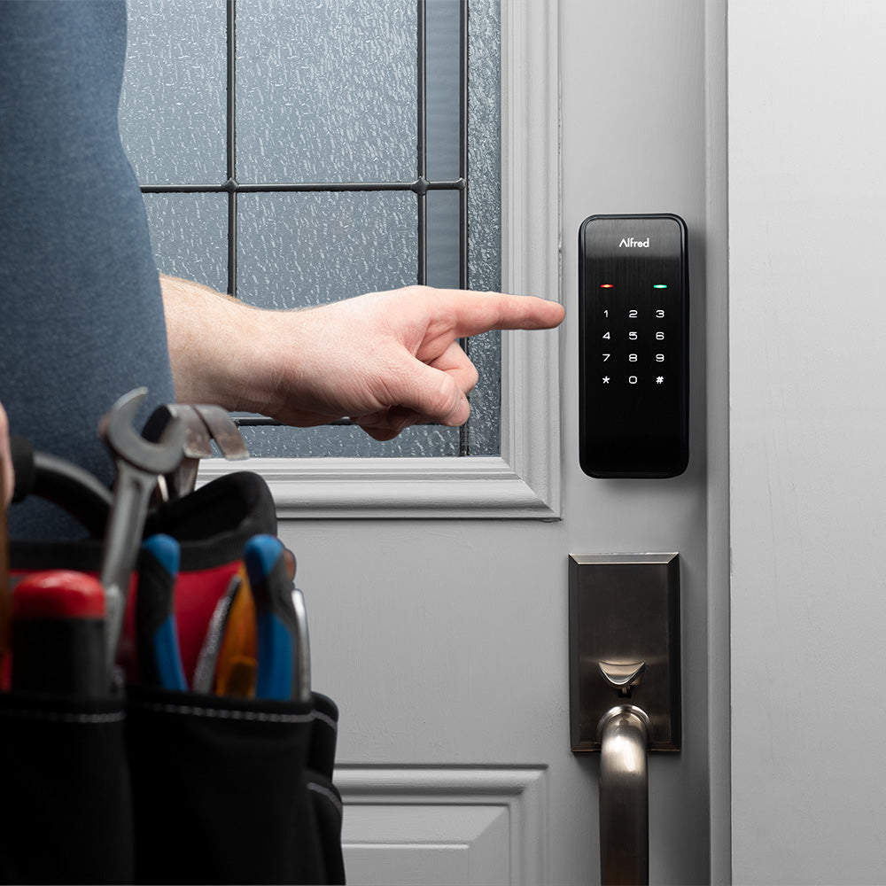 Alfred DB2 Smart Door Lock Deadbolt Touchscreen Keypad, Pin Code + Bluetooth, Up to 20 Pin Codes