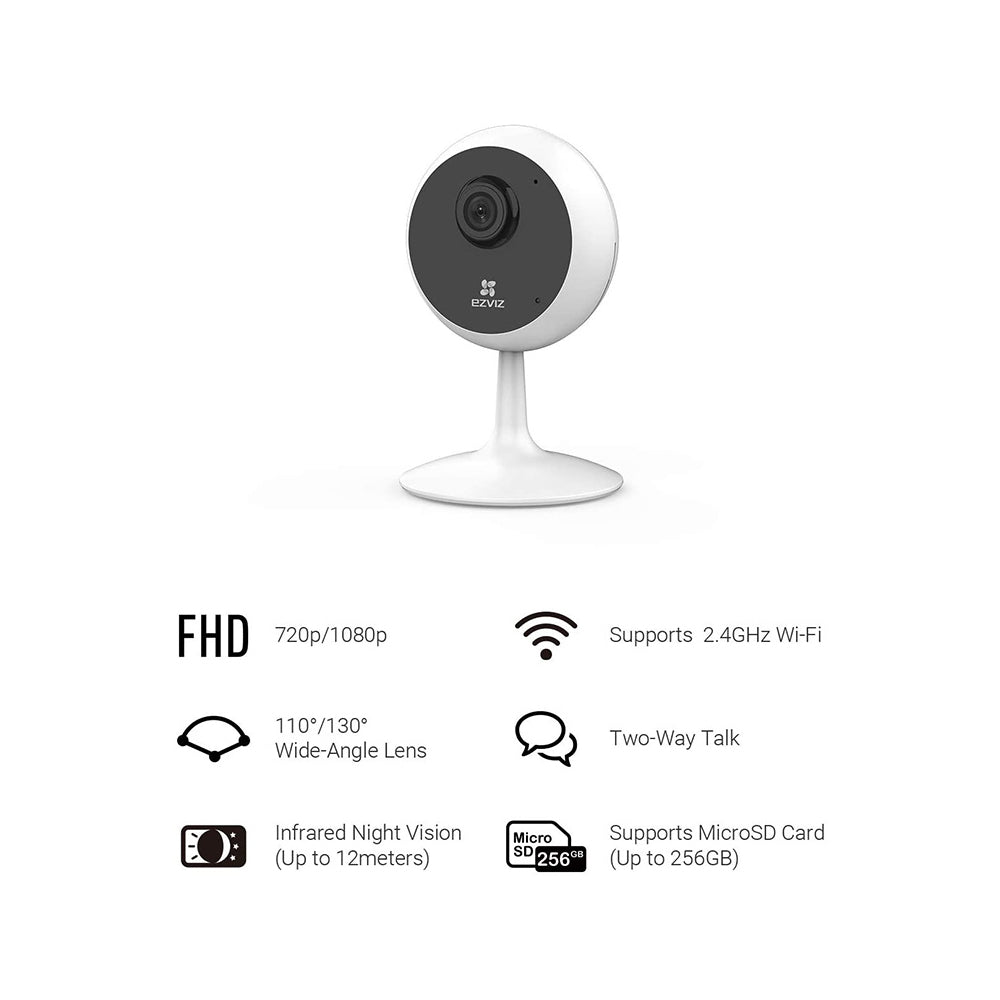 EZVIZ C1C 1080P Indoor WiFi Security Camera | Two-Way Audio, Night Vision