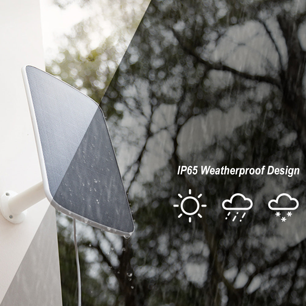 EZVIZ Solar Charging Panel | 4M MicroUSB Cable, Compatible with EZVIZ Battery-Powered Cameras