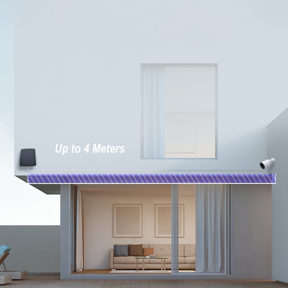 EZVIZ Solar Charging Panel | 4M MicroUSB Cable, Compatible with EZVIZ Battery-Powered Cameras