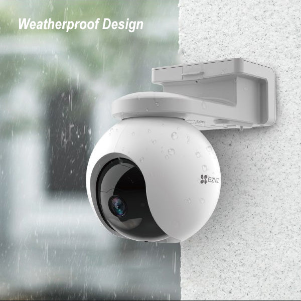 EZVIZ HB8 4MP Battery-Powered Outdoor WiFi Security Camera | Pan & Tilt, Auto-Tracking, Smart AI Person/Vehicle Notifications