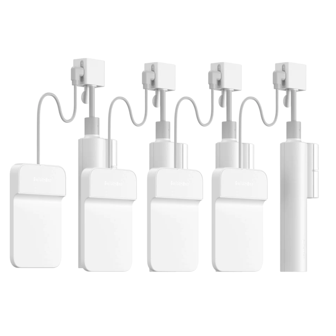 SwitchBot Blind Tilt | Smart Electric Blinds with Bluetooth Remote Control, Solar Powered, Light Sensing Control