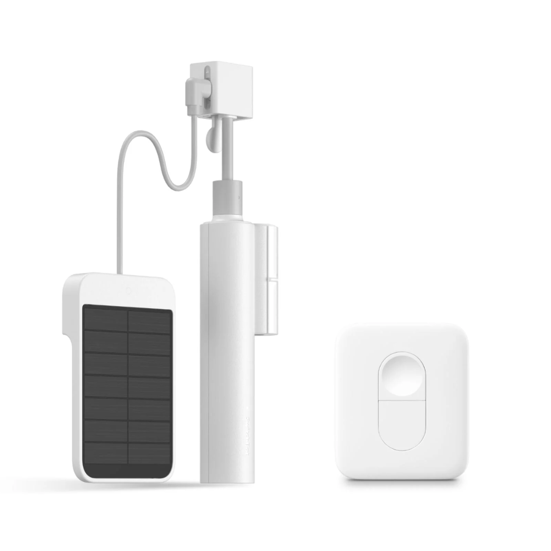SwitchBot Blind Tilt Bundle | Smart Electric Blinds with Bluetooth Remote Control, Solar Powered, Light Sensing Control