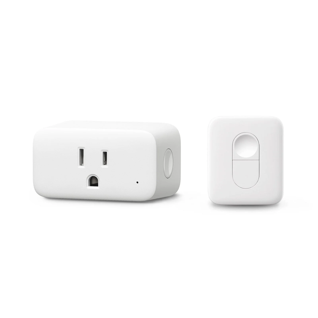 SwitchBot Plug Mini & Remote Bundle | Smart Home WiFi (2.4GHz Only) & Bluetooth, Works with Apple HomeKit, Alexa, Google Home, App Remote Control & Timer Function