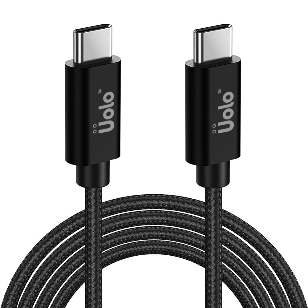 Uolo Link 2m Braided USB C to C Charge & Sync Cable
