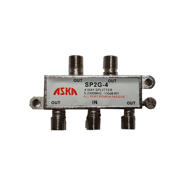 4-Way splitter (F Connector)