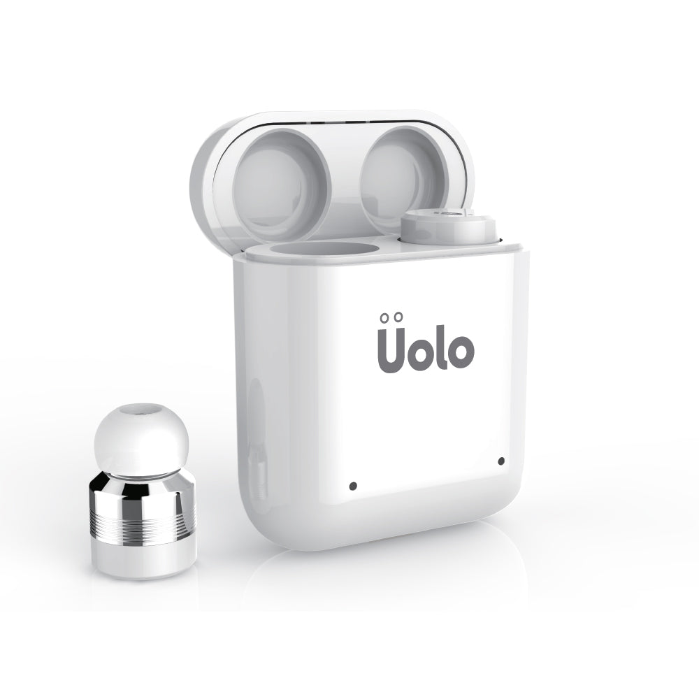 Uolo Pulse Mini Bluetooth 5.0 in-Ear TWS Wireless Headphones, Fast Charging Case, Touch Control Stereo Earphones with Built in Mic for Phone Call, World Smallest Earbuds