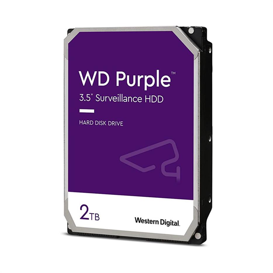 Western Digital Hard Disk Drive, Surveillance Grade, SATA, 2TB