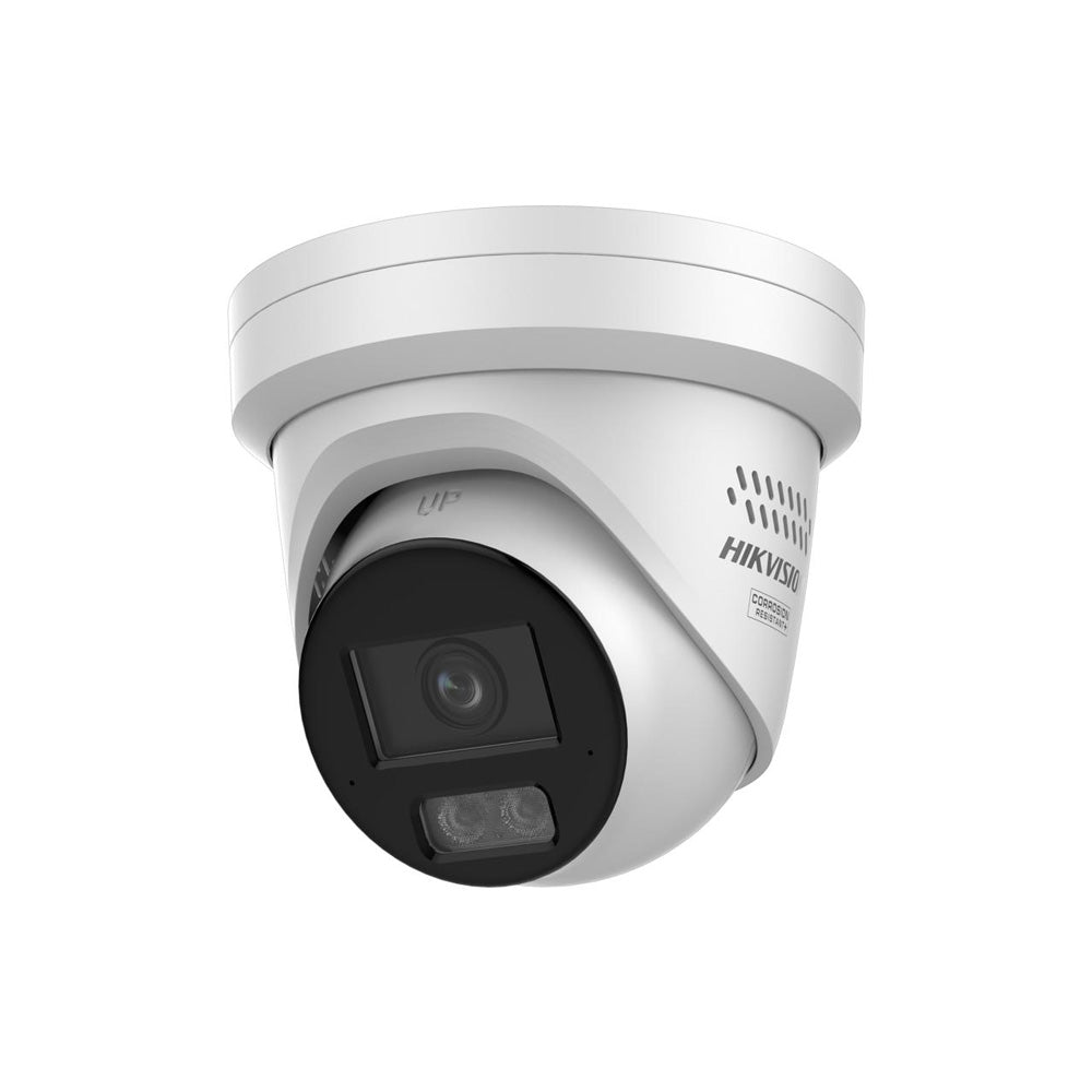 Hikvision DS-2CD2347G3-LIS2UY/SRB 2.8mm 4MP Red & Blue SHL ColorVu 3.0 Turret PoE Camera