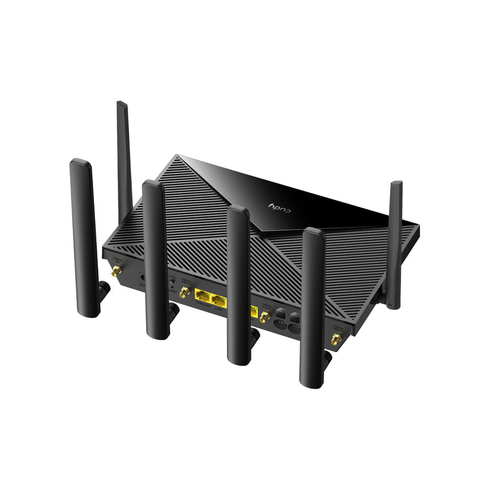 Cudy LT700 AC1200 Wi-Fi 4G LTE-Cat6 Gigabit Router | Dual SIM Cellular Router, Dual Band WiFi, 4 Gigabit Ports, OpenVPN, WireGuard, Band Lock, TTL