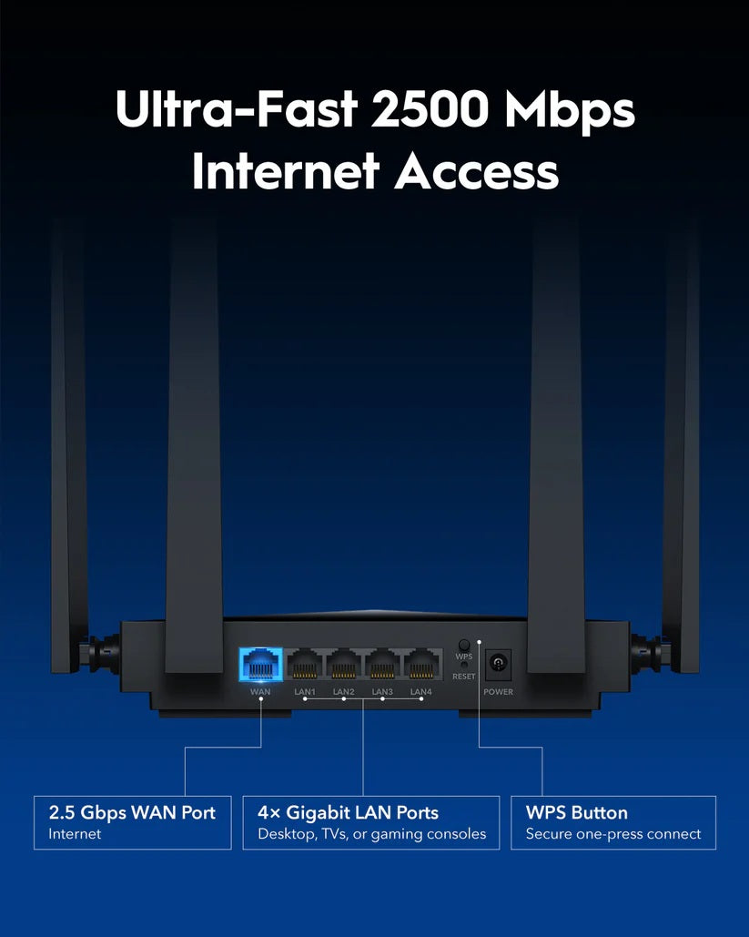 Cudy WR3600H BE3600 2.5G Wi-Fi 7 Router