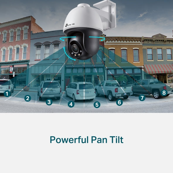 TP-Link VIGI VIGI C540(4mm) 4MP Full-Color Pan & Tilt PoE Camera