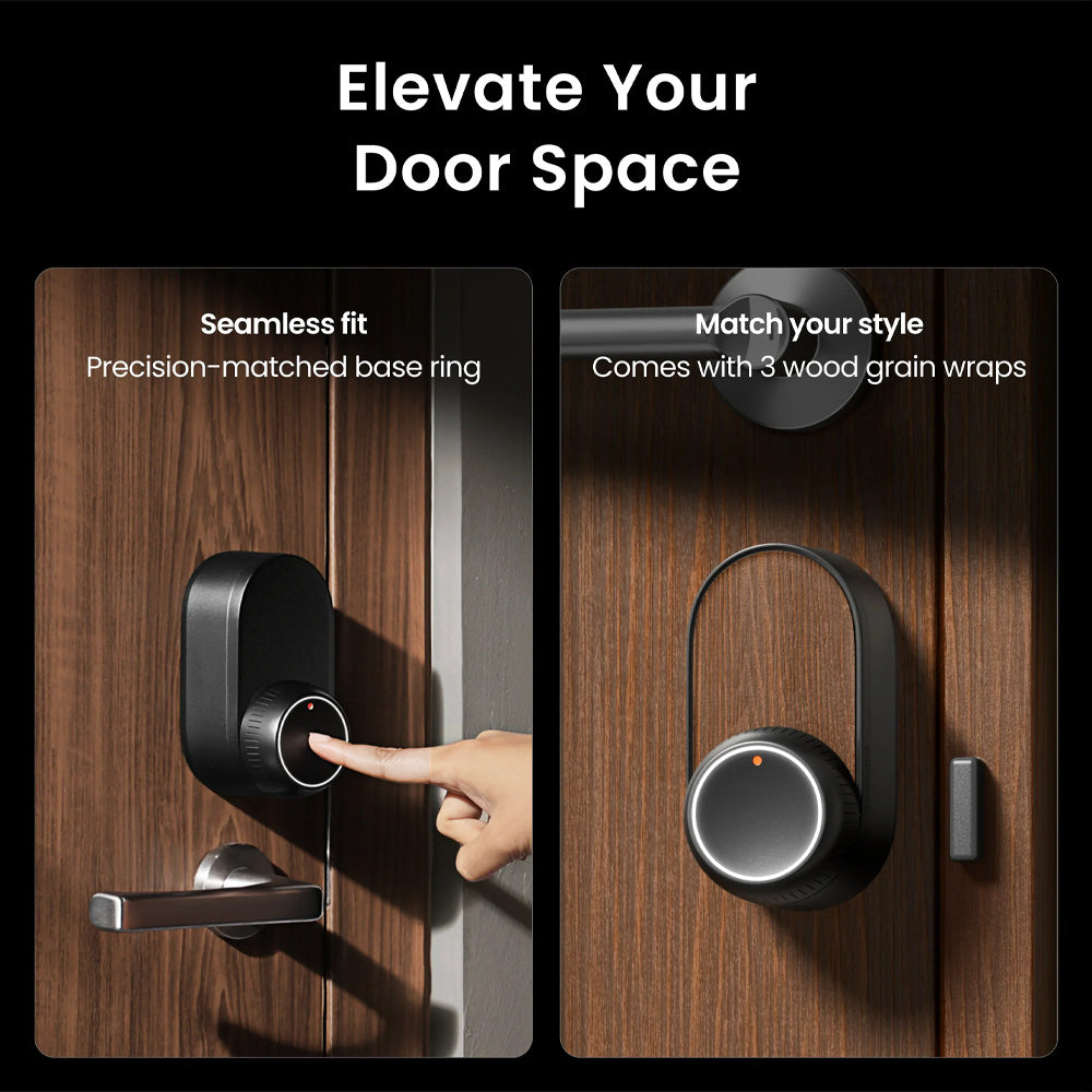 SwitchBot Lock Ultra | Fingerprint Smart Lock with Auto-Lock, Quiet Mode, 17 Unlock Methods & Matter Support