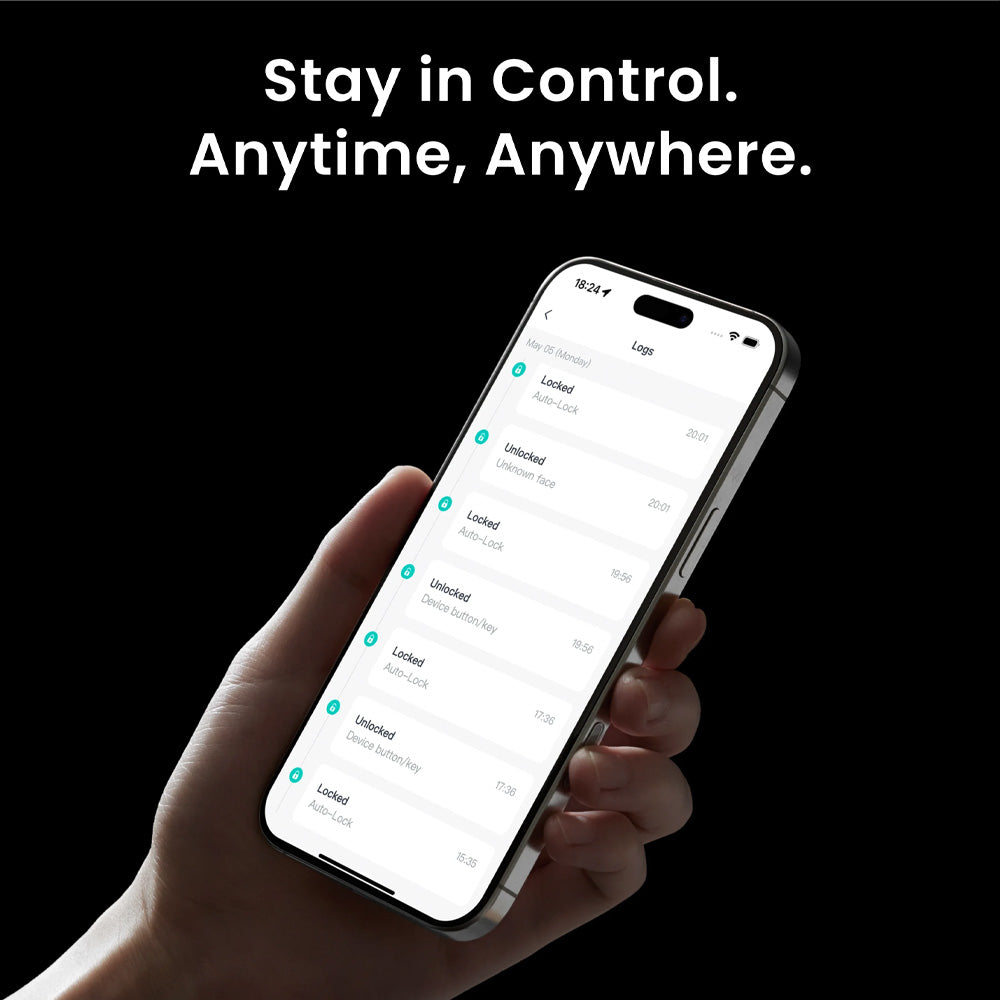 SwitchBot Lock Ultra | Fingerprint Smart Lock with Auto-Lock, Quiet Mode, 17 Unlock Methods & Matter Support
