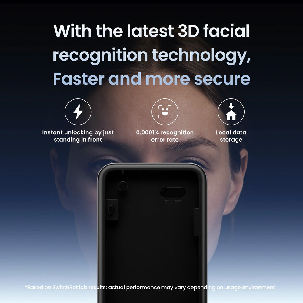 SwitchBot Keypad Vision | Instant Face Unlock, 9-in-1 Smart Lock System