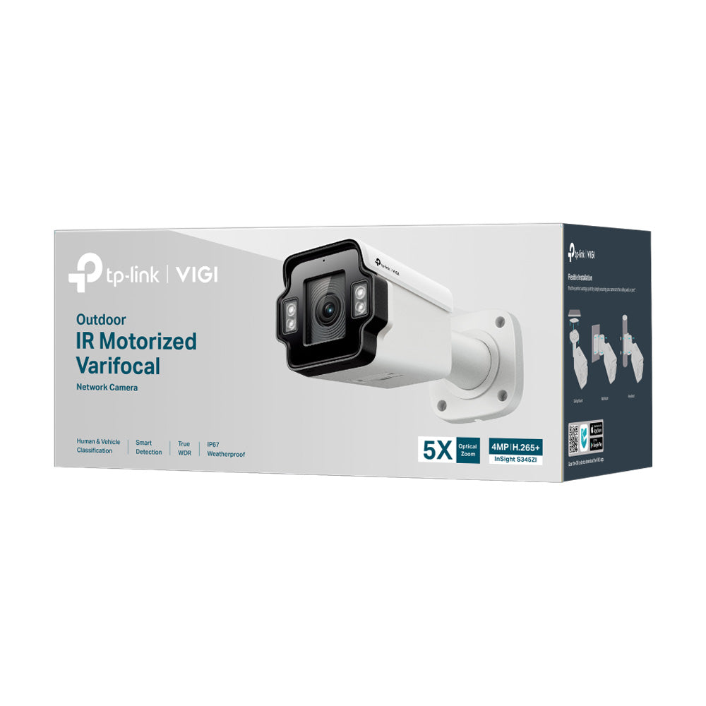 TP-Link VIGI InSight S345ZI 4MP Outdoor IR Motorized Varifocal Bullet Network Camera