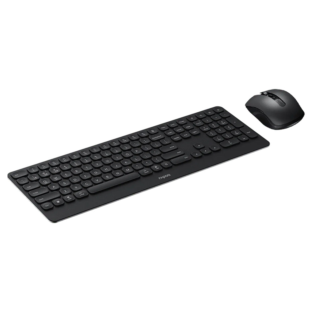 Rapoo 9510M Multi-mode Wireless Keyboard and Mouse Combo, Black