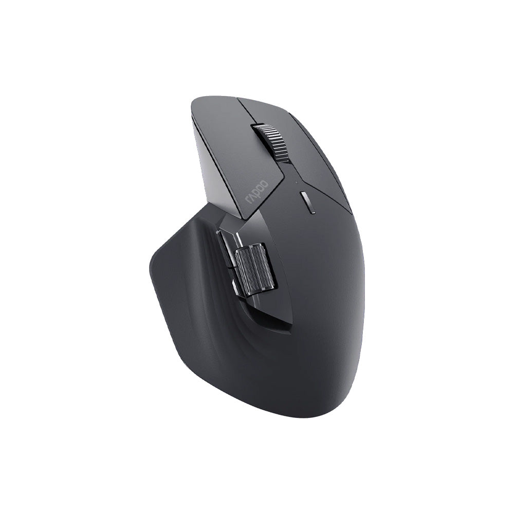 Rapoo MT760L Multi-mode Ergonomic Wireless Mouse, Black