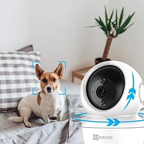 EZVIZ C6N 2MP Pan/Tilt 1080P Indoor Camera, Smart IR Night Vision, Motion Detection, Auto Tracking, Baby/Pet Monitor, Works with Alexa and Google