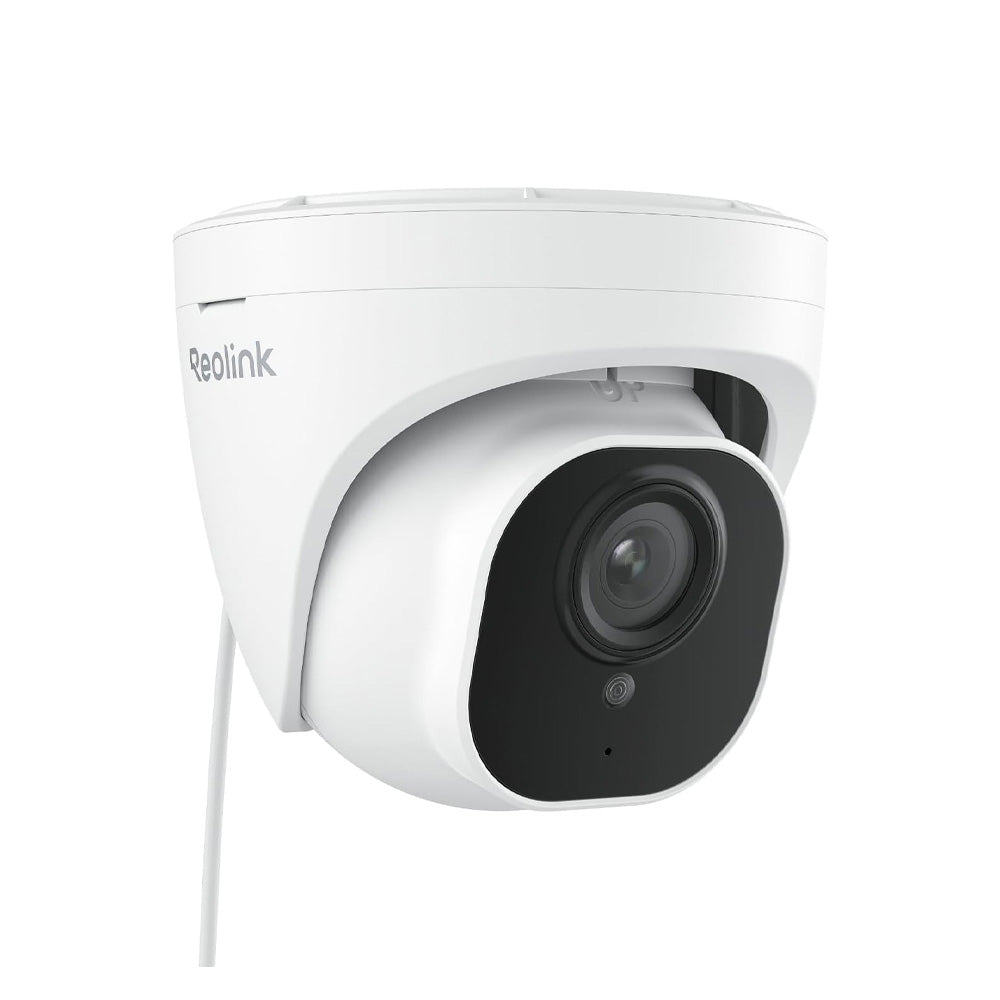 Reolink RLC-820A 8MP PoE turret security camera with 4K Ultra HD video and person and vehicle detection.