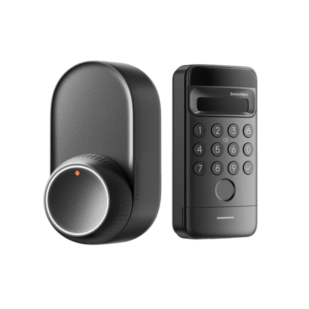 SwitchBot Lock Ultra with Keypad Vision Bundle| Fingerprint Smart Lock with Auto-Lock, Quiet Mode, 17 Unlock Methods & Matter Support (Copy)