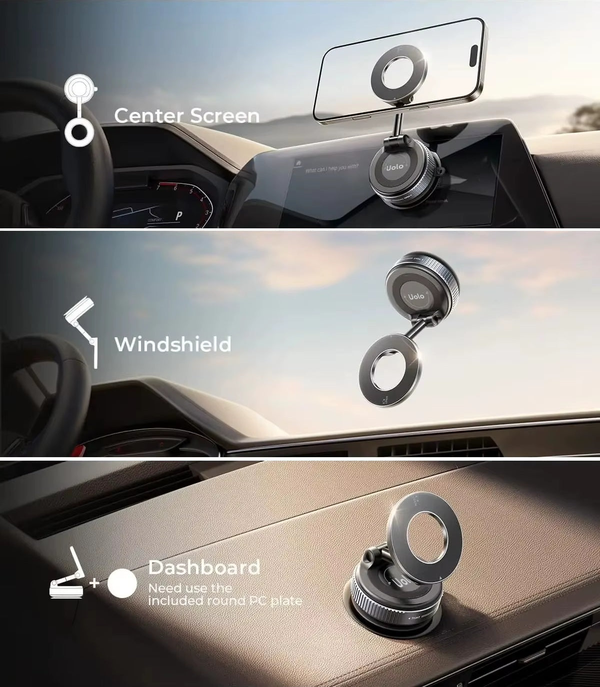 Uolo Mount Universal Magnetic Phone Holder