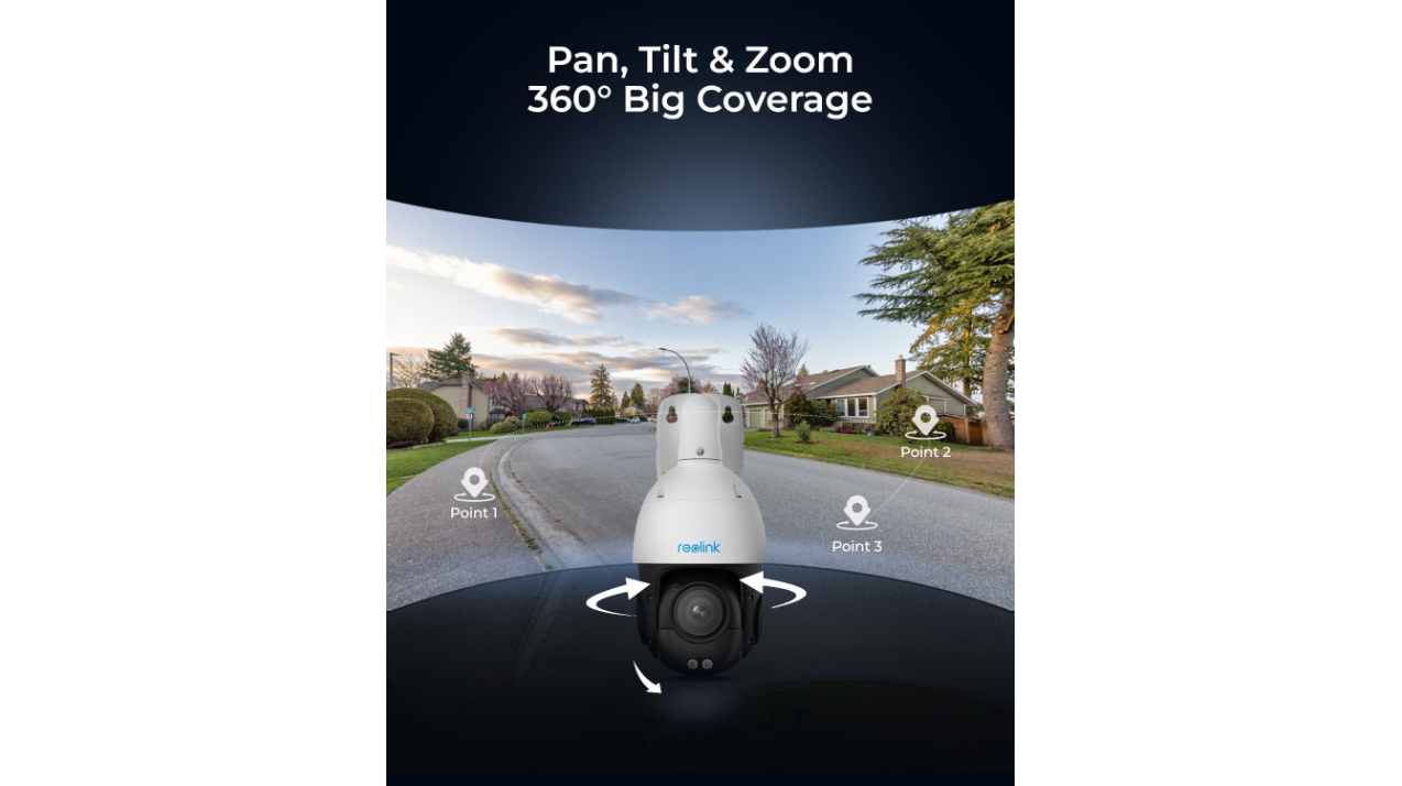 Reolink RLC-823S2 8MP PoE PTZ Camera with 16X Optical Zoom