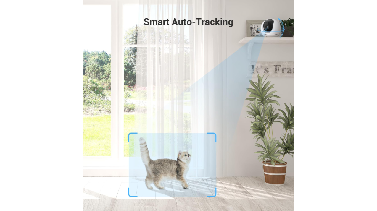 EZVIZ C6c 2K 3MP Indoor WiFi Camera | Two-Way Audio, Pan & Tilt, Auto-Tracking, Smart AI Person Notifications, Night Vision (Copy)