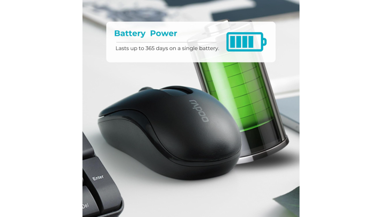 Rapoo X1800S Wireless Keyboard and Mouse Combo