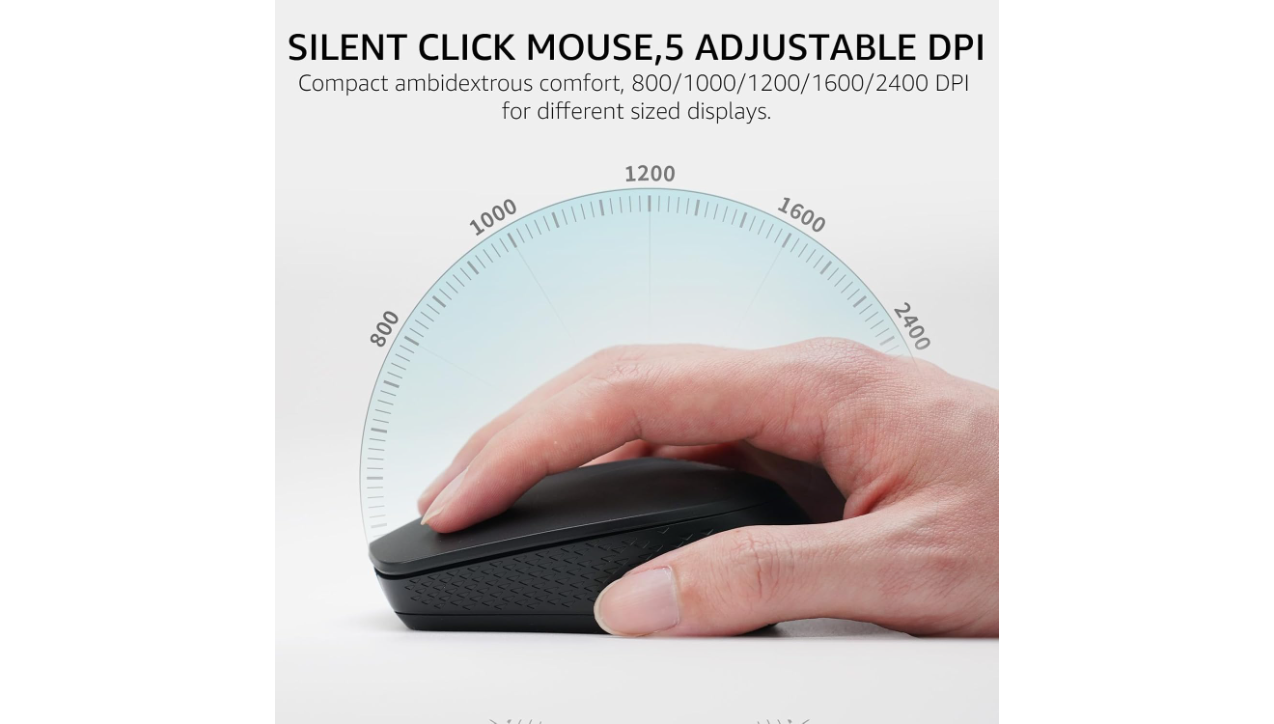 Rapoo 9010M Multi-mode Wireless Keyboard and Mouse Combo, Black