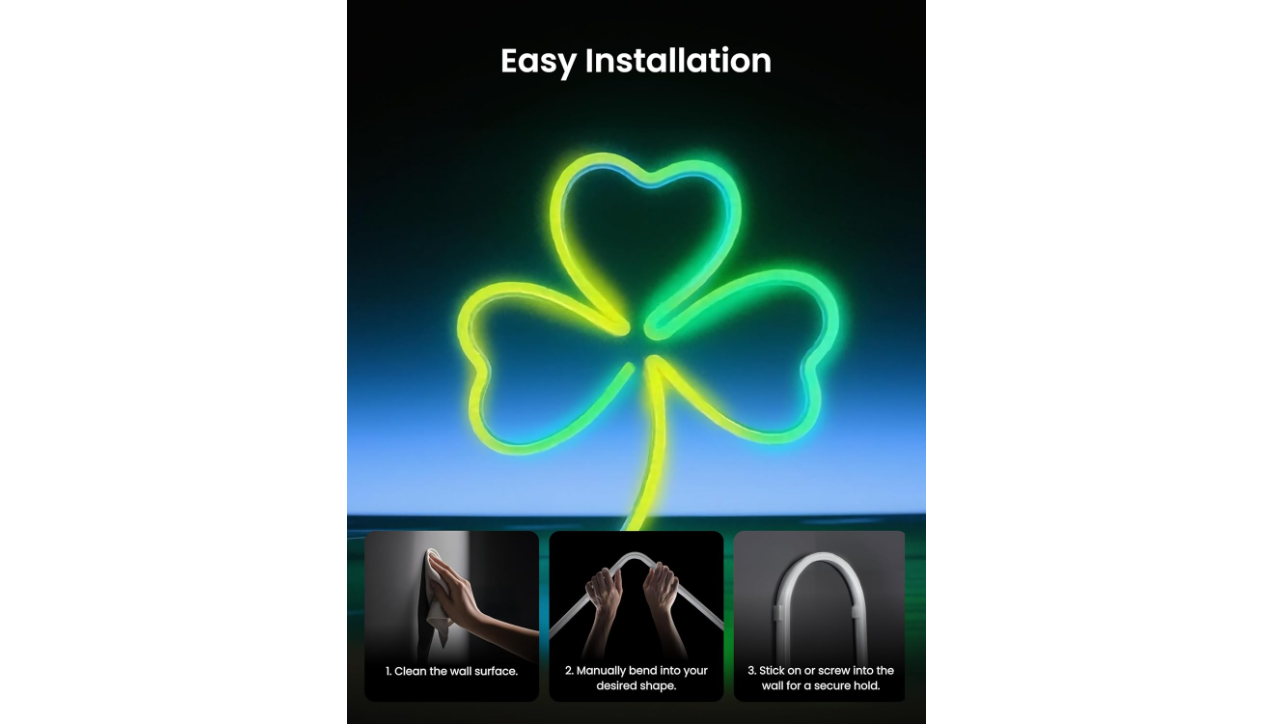 SwitchBot RGBIC Neon Wire Rope Light, 2M Matter-enabled