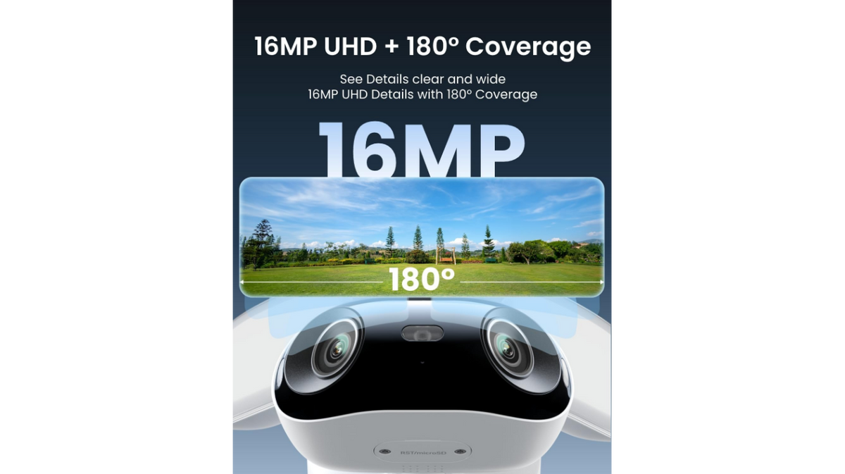 Reolink Elite Pro Floodlight PoE 16MP Dual-Lens Camera