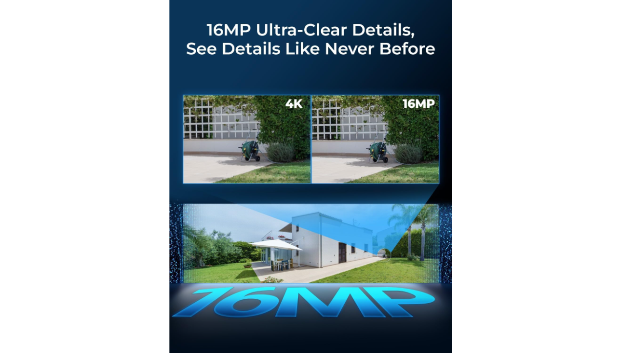 Reolink Duo 3 16MP Dual-Lens PoE Camera with Ultra Wide View