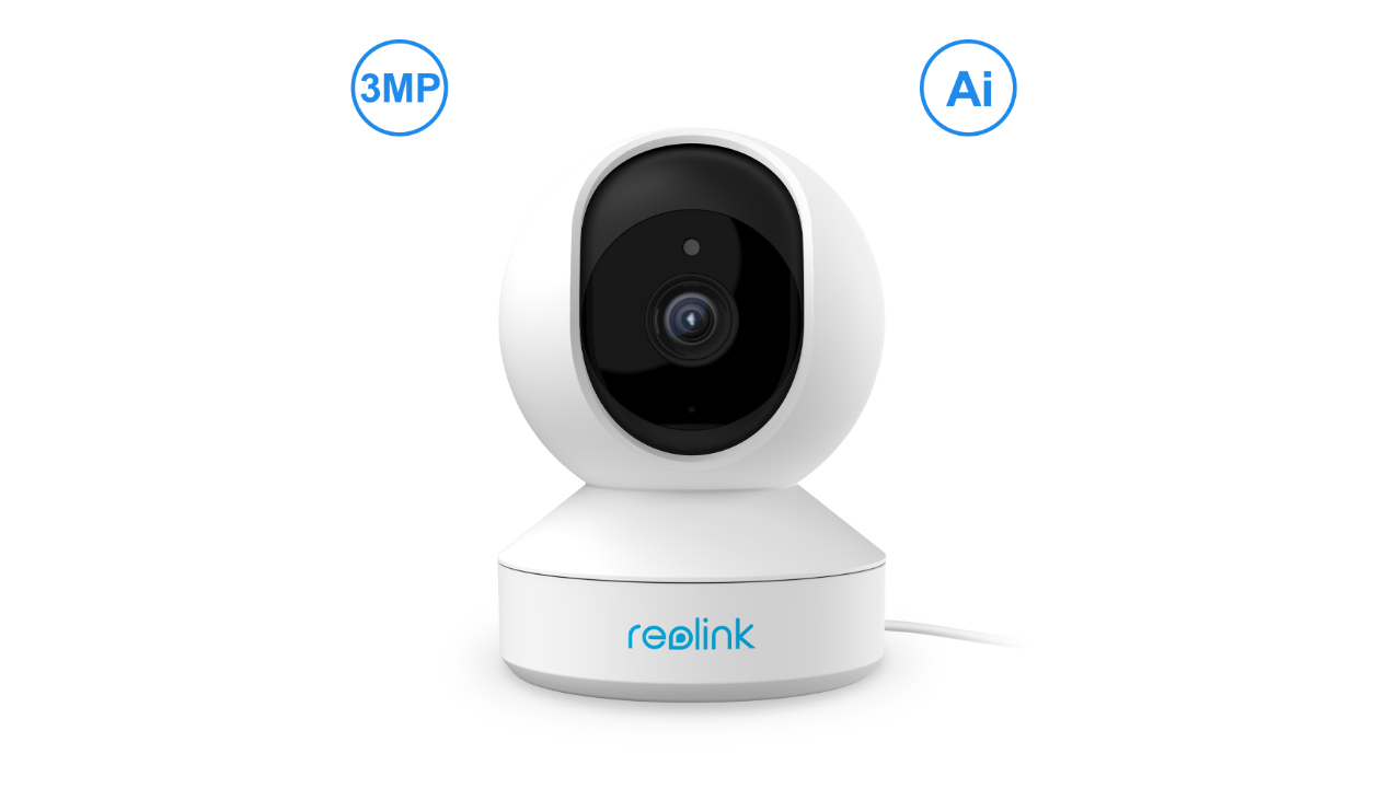 Reolink E1 3MP Indoor WiFi Camera Person/Pet Detection | Pan & Tilt, Auto-Tracking, Smart AI Person/Pet Notifications, Night Vision