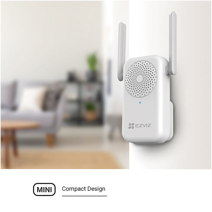 EZVIZ DB1 PRO 5MP WiFi Video Doorbell Camera w/ Chime | AI-Human Detection & 2-Way Audio, Hardwired, 2.4GHz/5GHz Wi-Fi