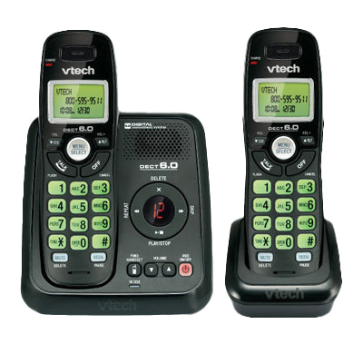 VTech 2-Handset DECT 6.0 Cordless Phone (CS6124-21)