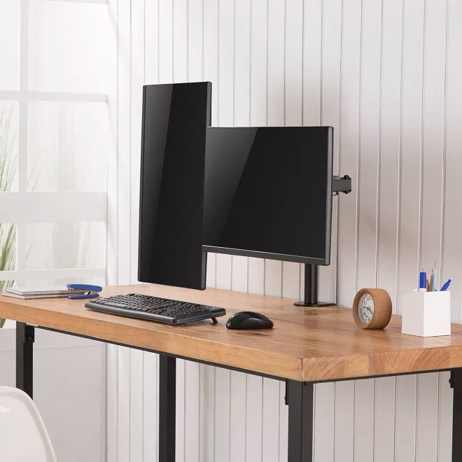 Dual Articulating Monitor Arm (DESK CLAMP)