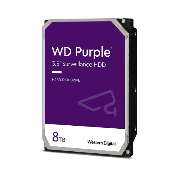Western Digital Hard Disk Drive, Surveillance Grade, SATA, 8TB