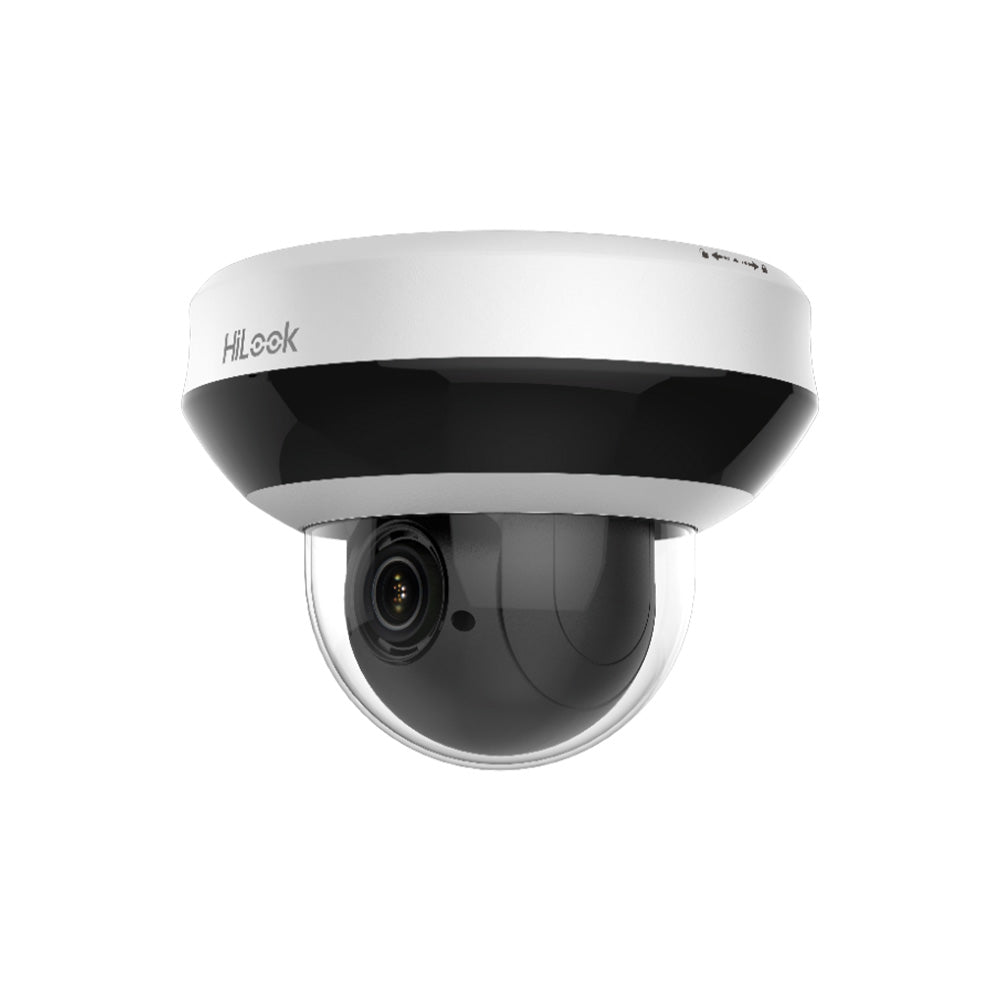 HiLook PTZ-N2404I-DE3 4MP Wired PoE Security Camera | Pan & Tilt with 4X Optical Zoom, IK10 Vandal Proof, Night Vision