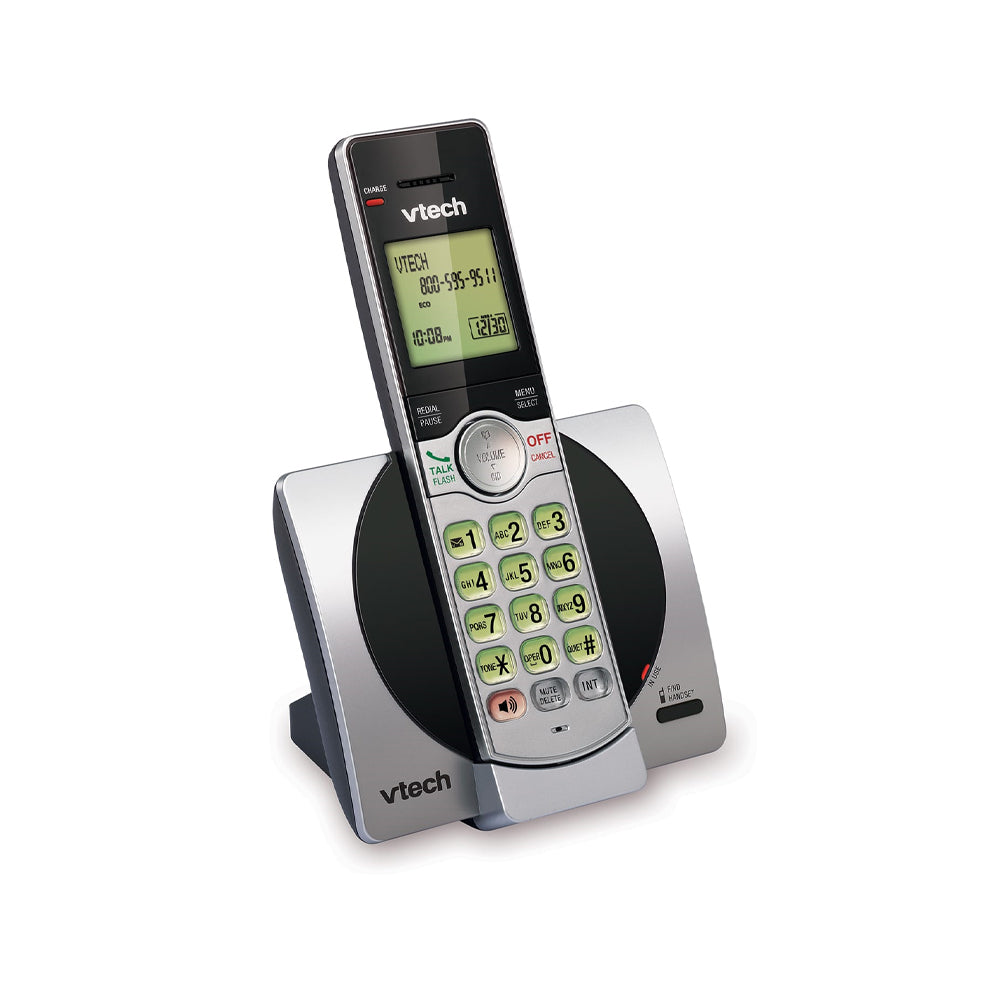 VTech 1-Handset DECT 6.0 Cordless Phone With Caller ID (CS6919) - Silver