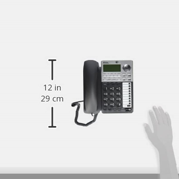 AT&T 2-Line Corded Phone with Caller ID and Digital Answering System (ML17939)